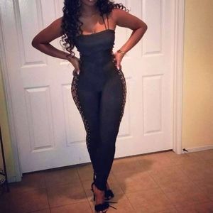 Bandage jumpsuit